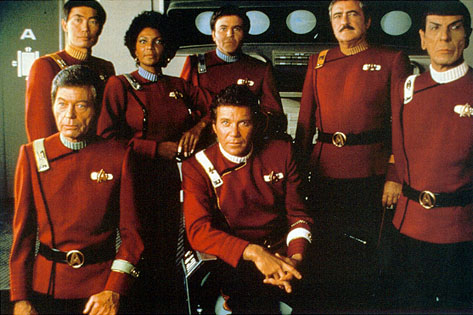 Cast from Star Trek II: The Wrath of Khan