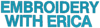 Embroidery with Erica